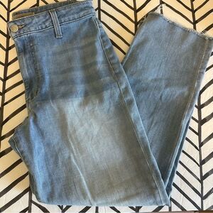 Joe's Jeans The Jane Size 27 High Rise Straight Crop Light Wash Jean
